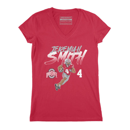 2622070 - Ohio State Football: Jeremiah Smith Name Number Pose