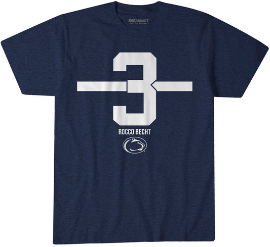 2622047 - Penn State Football: Rocco Becht Name Number Stripe