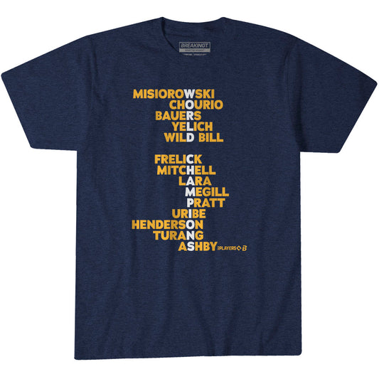 2624373 - Milwaukee Baseball: 2026 World Champions Names (Royal)