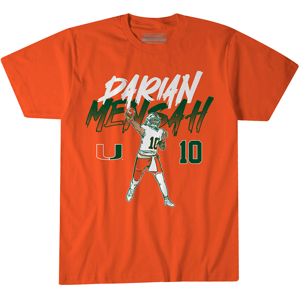 2622692 - Miami Football: Darian Mensah Name Number Pose