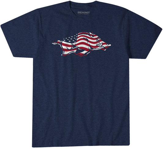 2621397 - Arkansas Razorbacks: Patriotic Marks Primary Logo