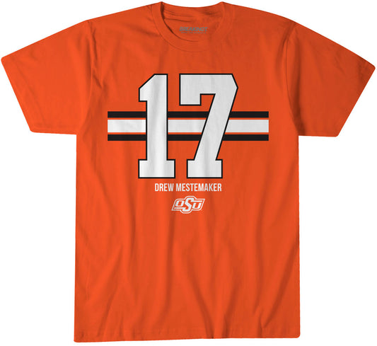 2622068 - Oklahoma State Football: Drew Mestemaker Name Number Stripe