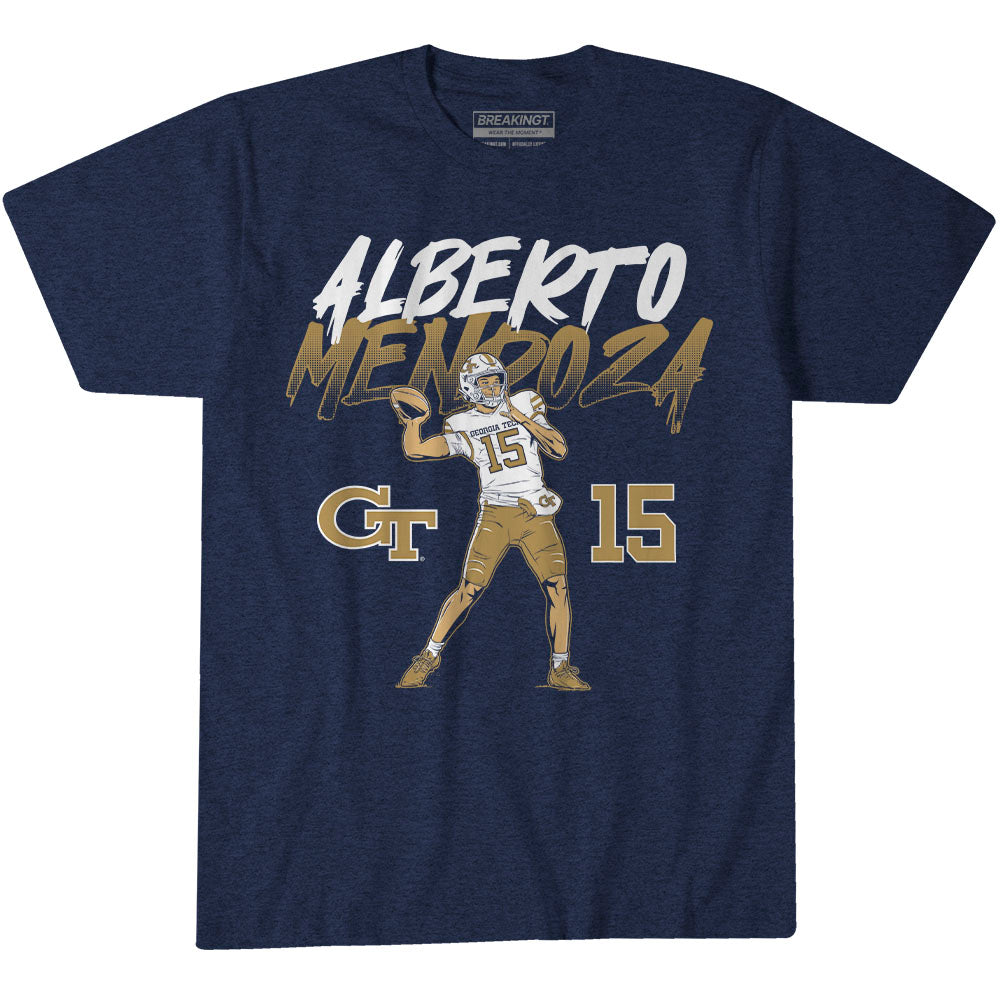 2622062 - Georgia Tech Football: Alberto Mendoza Name Number Pose