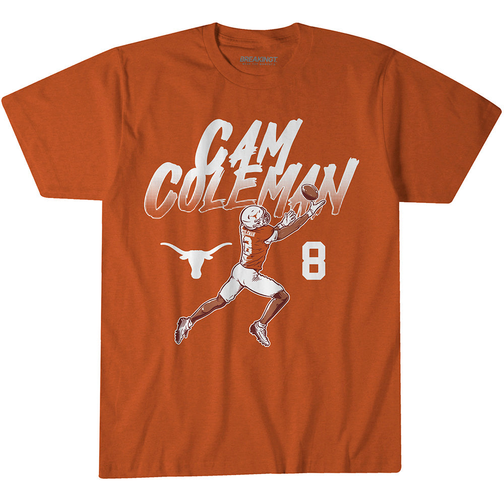 2622077 - Texas Football: Cam Coleman Name Number Pose