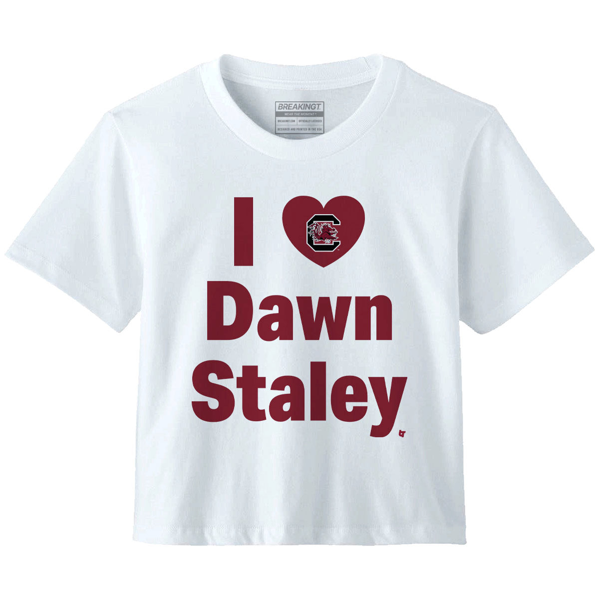 2622989 - South Carolina Basketball: I Heart Dawn Staley (White Crop, Wholesale Only)