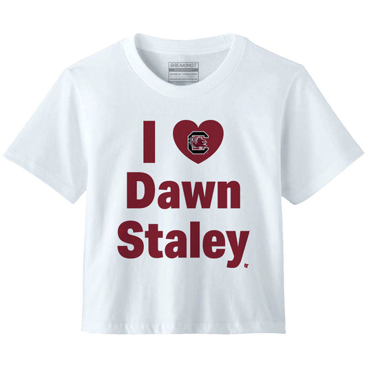 2622989 - South Carolina Basketball: I Heart Dawn Staley (White Crop, Wholesale Only)