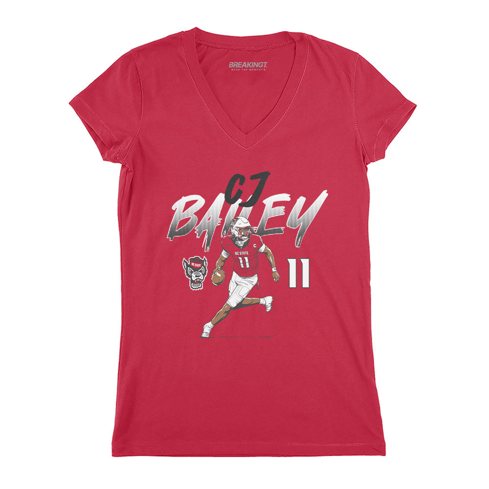2622049 - NC State Football: CJ Bailey Name Number Pose