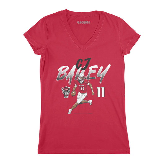 2622049 - NC State Football: CJ Bailey Name Number Pose