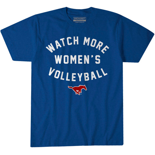 2623469 - SMU Mustangs: Watch More Women's Volleyball (Royal)
