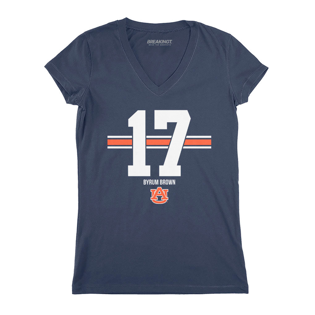 2622042 - Auburn Football: Byrum Brown Name Number Stripe