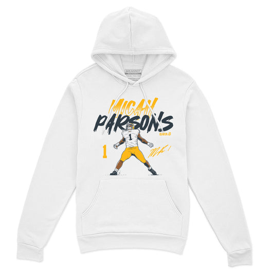 2623373 - Micah Parsons: Name & Number Pose (White)