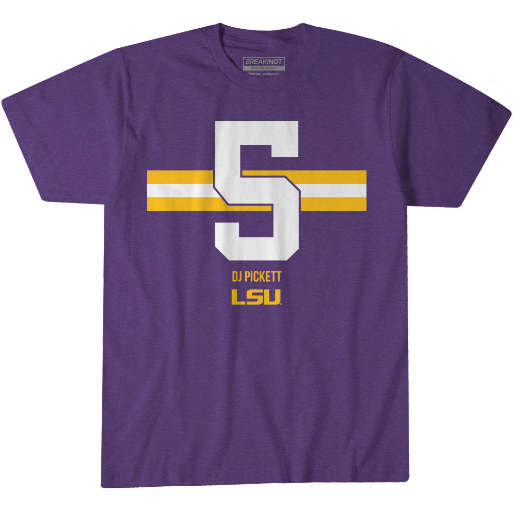 2623375 - LSU Football: DJ Pickett Name Number Stripe
