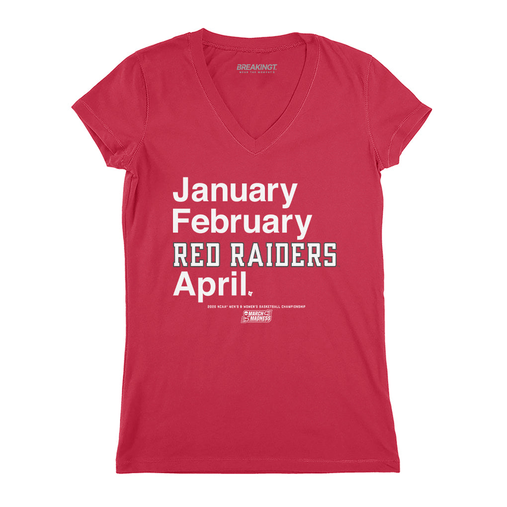 2621210 - Texas Tech Red Raiders MBB & WBB: 2026 March Madness Month