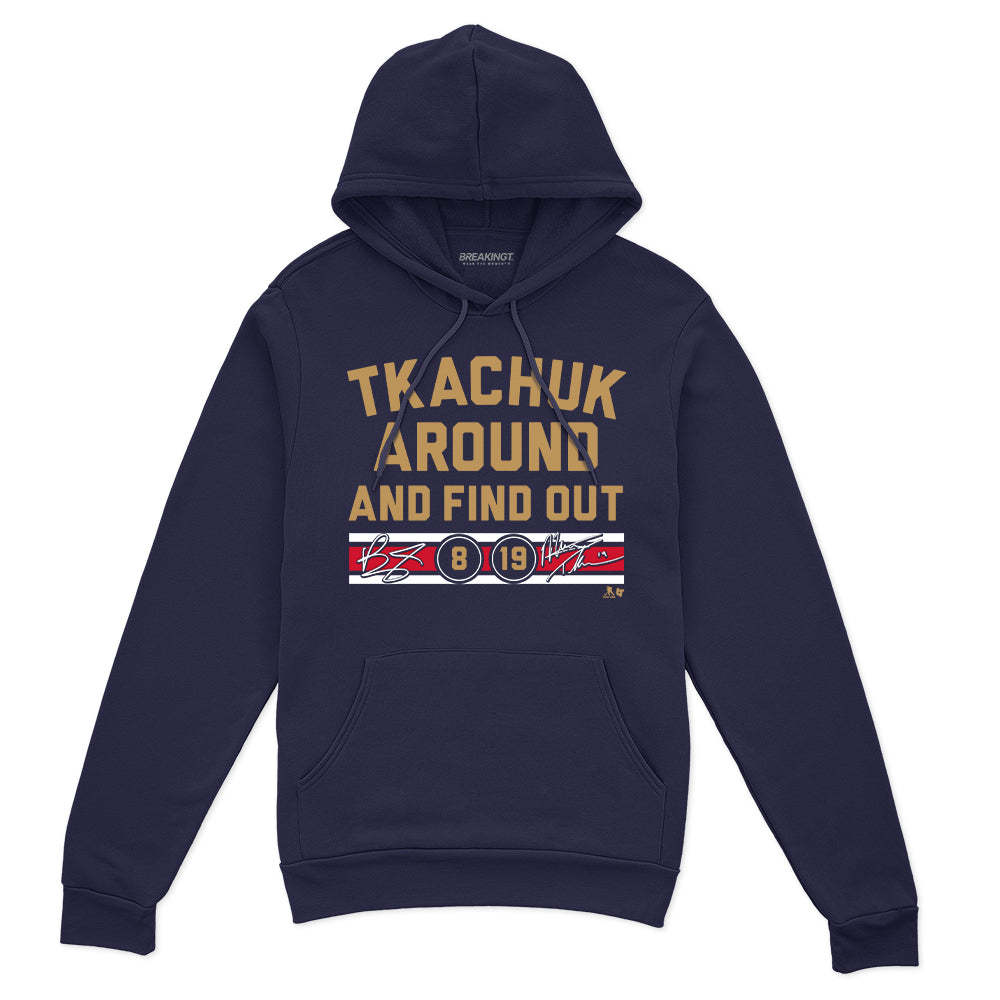 2622707 - Matthew & Brady Tkachuk Around And Find Out (Navy)