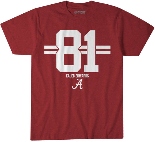 2622339 - Alabama Football: Kaleb Edwards Name Number Stripe