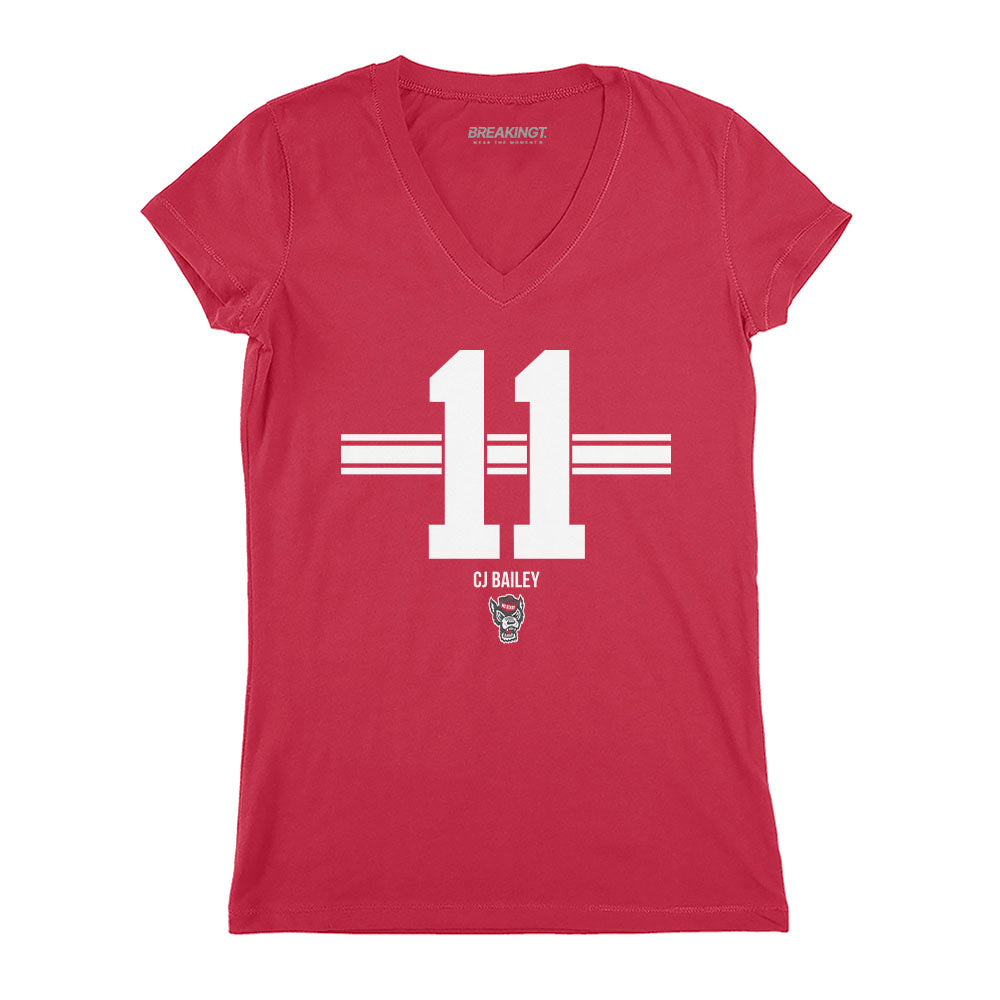 2622050 - NC State Football: CJ Bailey Name Number Stripe