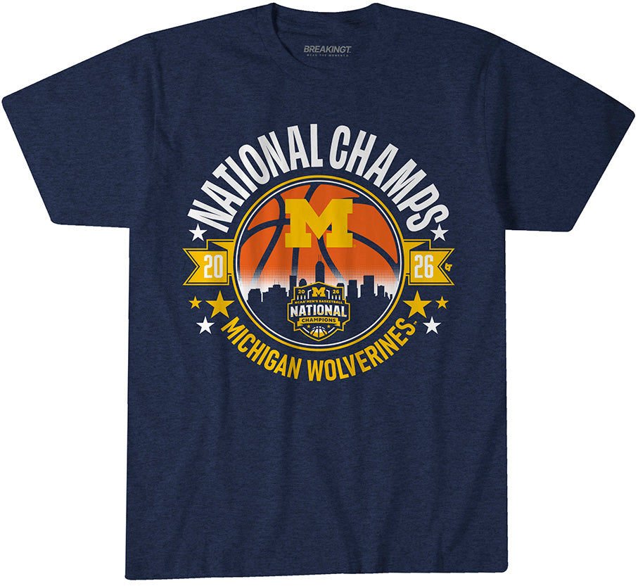 2621703 - Michigan Wolverines MBB: 2026 National Champions Circle