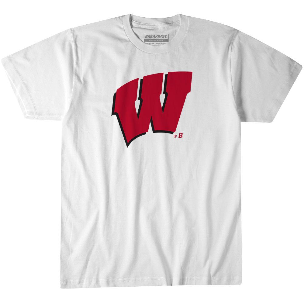 2624149 - Wisconsin Badgers: Primary Logo (White)
