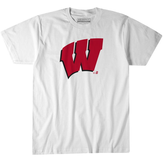 2624149 - Wisconsin Badgers: Primary Logo (White)