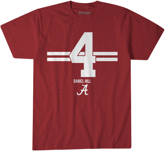 2622337 - Alabama Football: Daniel Hill Name Number Stripe