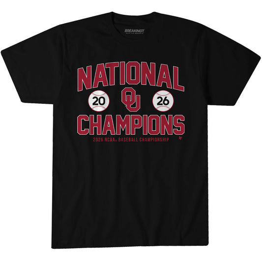 2622595 - Oklahoma Baseball: 2026 NCAA Champions Classic (Black)
