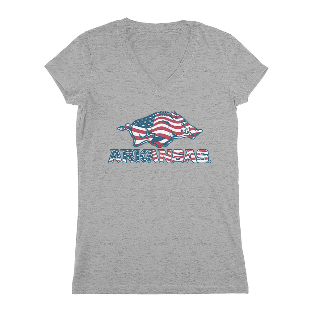 2621399 - Arkansas Razorbacks: Patriotic Marks Logo Stack