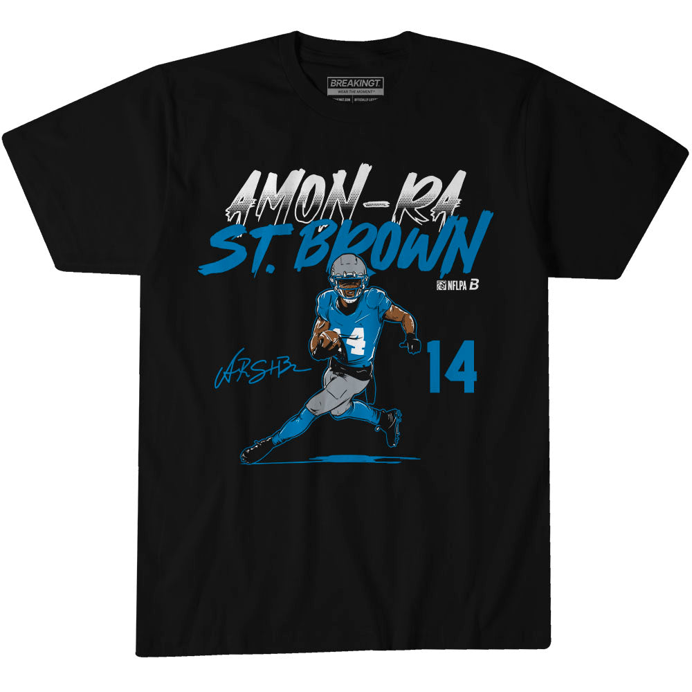 2623112 - Amon-Ra St. Brown: Name & Number Pose
