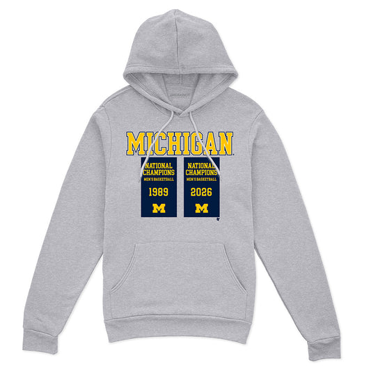 2621621 - Michigan Wolverines MBB: 2026 National Champions Banners