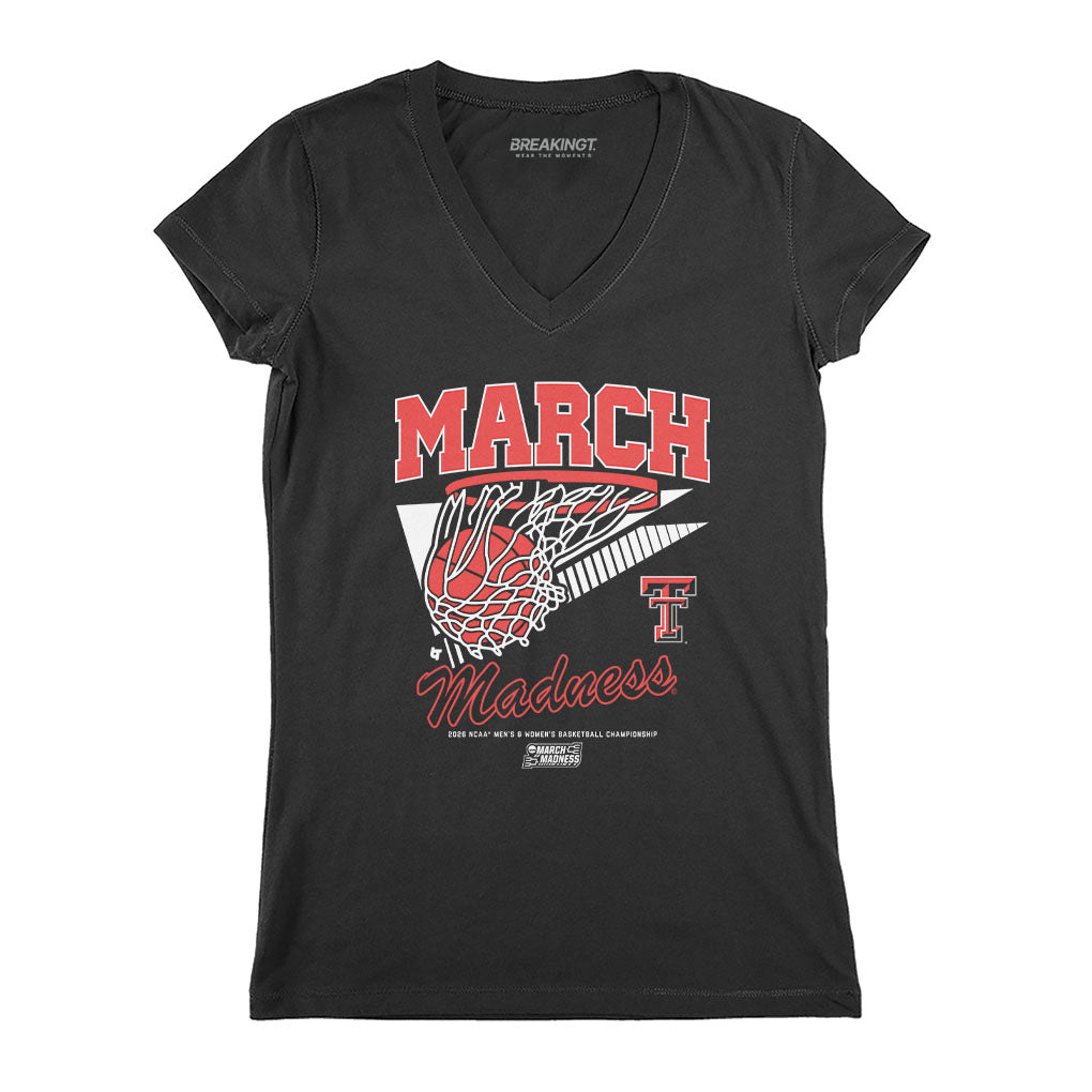 2621209 - Texas Tech Red Raiders MBB & WBB: 2026 March Madness Retro Swish