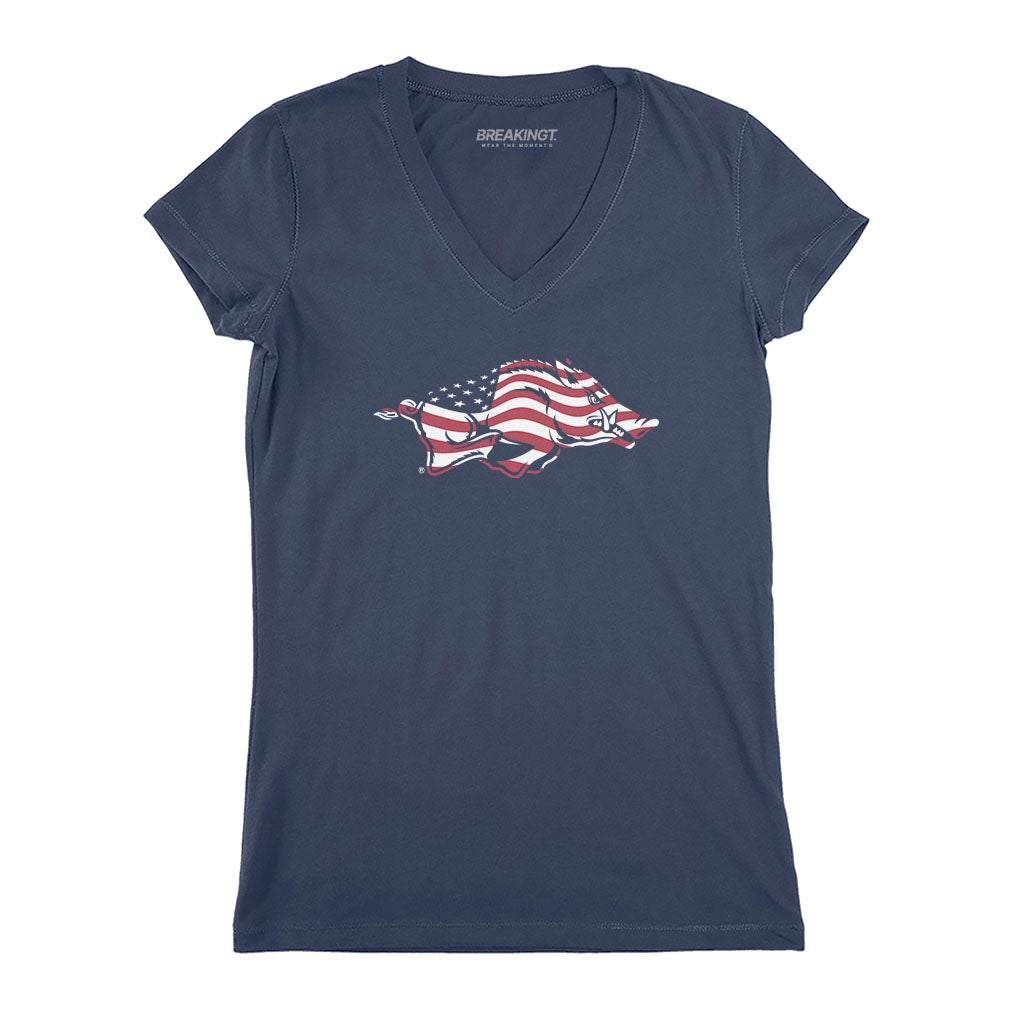 2621397 - Arkansas Razorbacks: Patriotic Marks Primary Logo