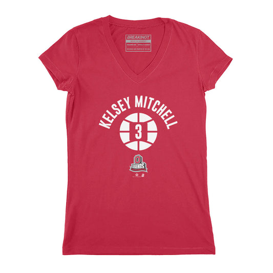 2623049 - Ohio State Basketball: Kelsey Mitchell Name Number Ball