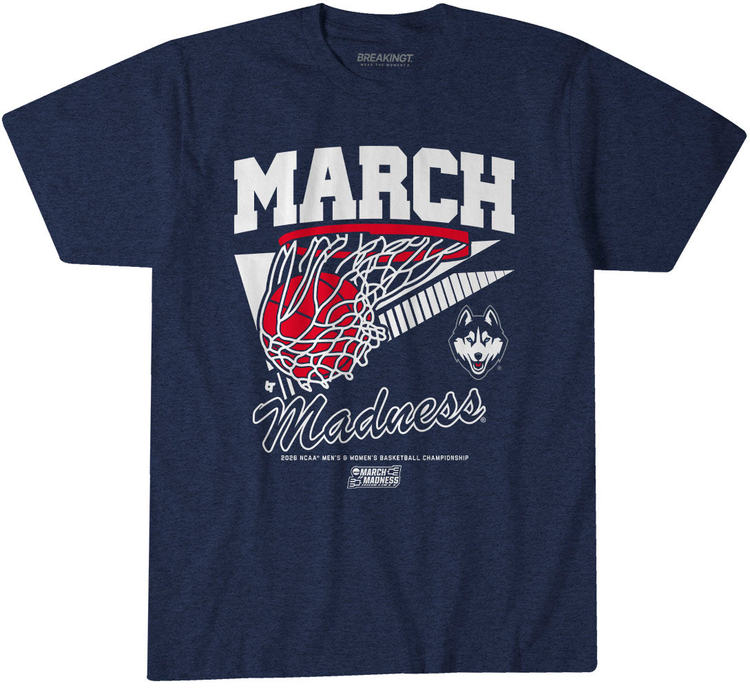 2621211 - UConn Huskies MBB & WBB: 2026 March Madness Retro Swish