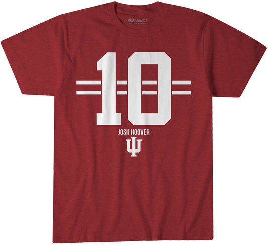 2622032 - Indiana Football: Josh Hoover Name Number Stripe