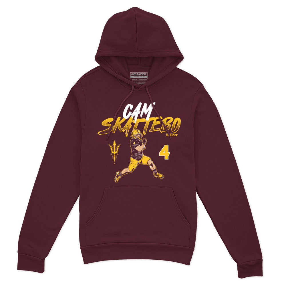 2622718 - ASU Football: Cam Skattebo Name and Number Pose