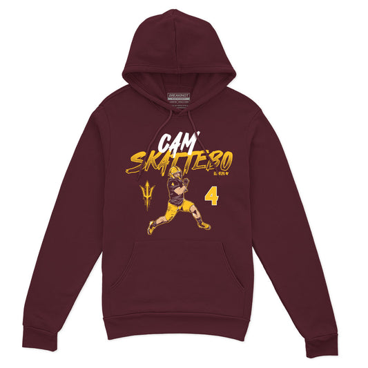 2622718 - ASU Football: Cam Skattebo Name and Number Pose