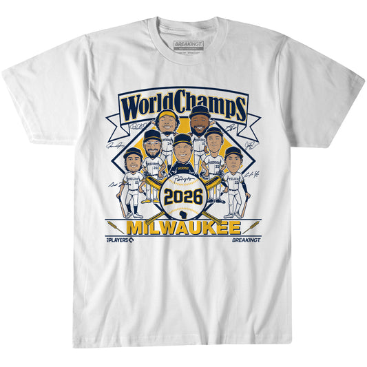 2624391 - Milwaukee Baseball: 2026 World Champions Caricatures