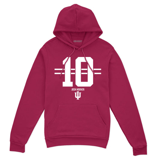 2622032 - Indiana Football: Josh Hoover Name Number Stripe