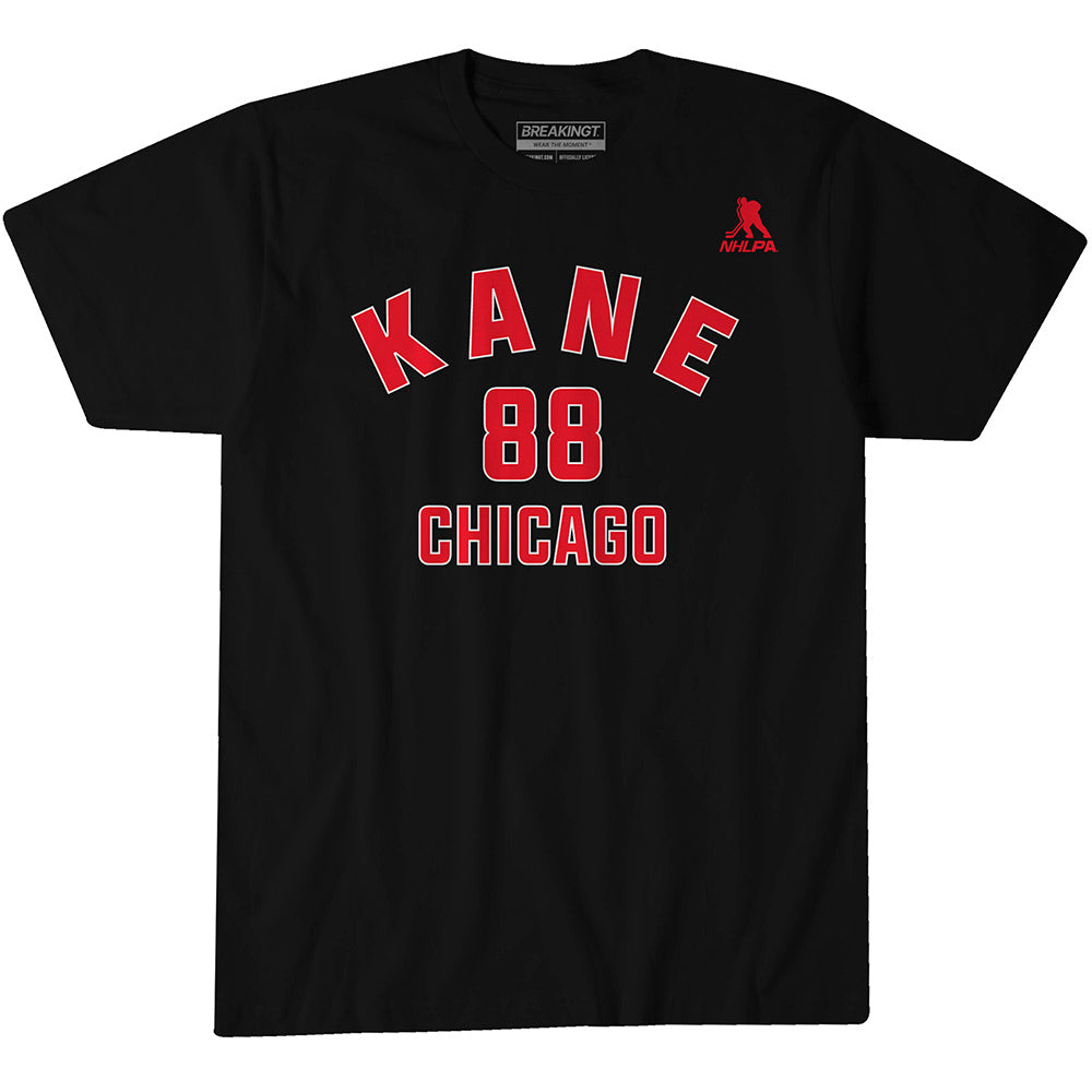2623157 - Patrick Kane: Chicago Name & Number (Black)