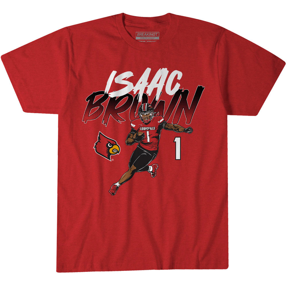 2622089 - Louisville Football: Isaac Brown Name Number Pose