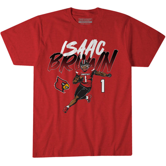 2622089 - Louisville Football: Isaac Brown Name Number Pose