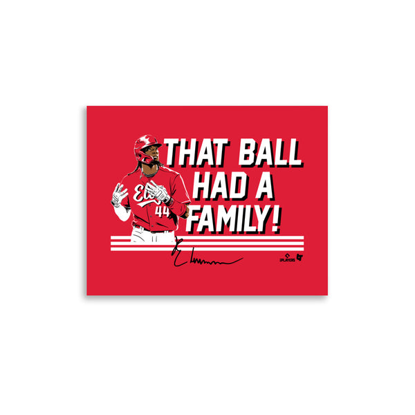 Elly De La Cruz: That Ball Had A Family Art Print
