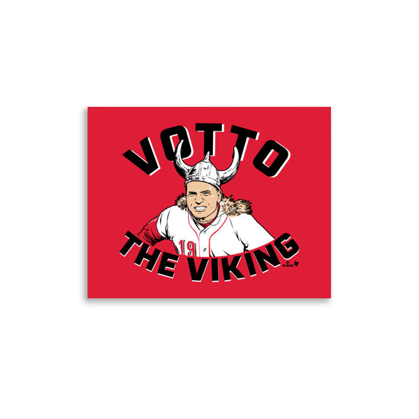 Joey Votto: Votto the Viking Print