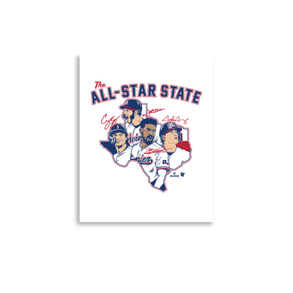 Texas: The All-Star State Art Print