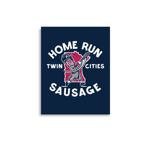 Minnesota Home Run Sausage Art Print