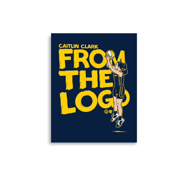 Caitlin Clark: From the Logo Art Print