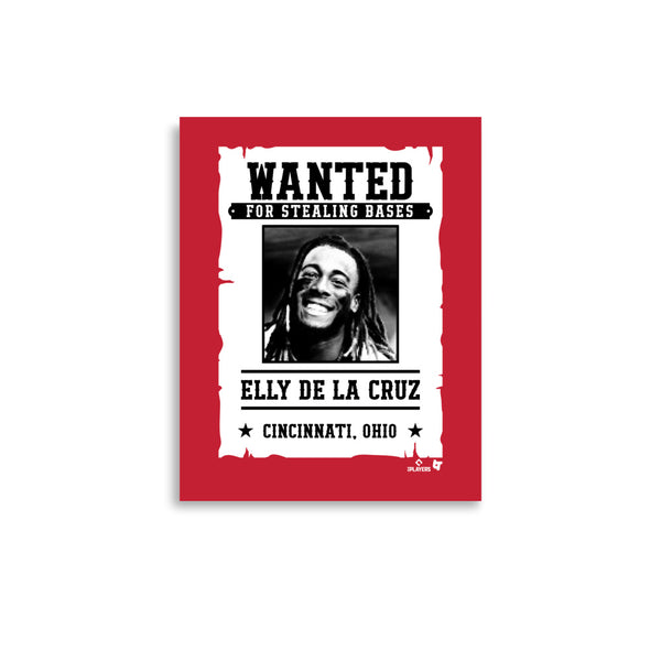 Elly De La Cruz: Wanted for Stealing Bases Art Print