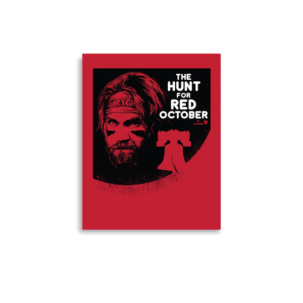 Bryce Harper: The Hunt for Red October Art Print