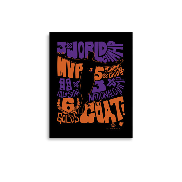 Diana Taurasi: GOAT Things Art Print