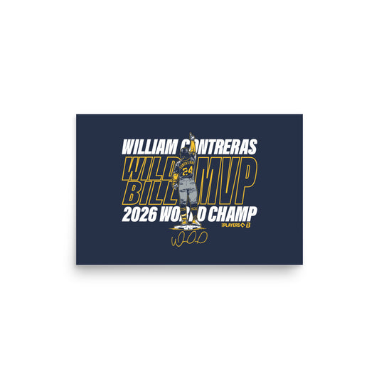 William Contreras: 2026 World Champ MVP Art Print