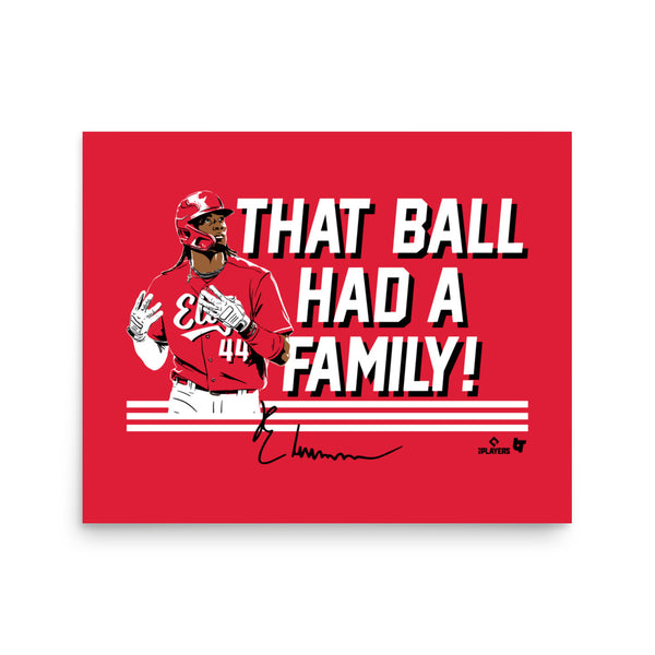 Elly De La Cruz: That Ball Had A Family Art Print